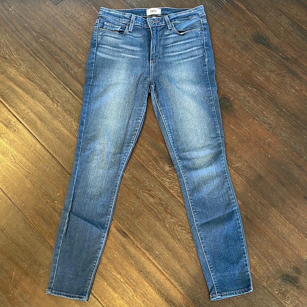 Paige denim blue jeans